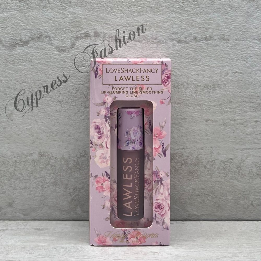 Lawless Forget The Filler Lip Gloss in Happy Thoughts x LoveShackFancy